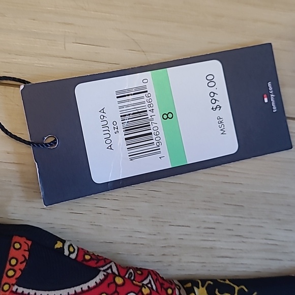 Tommy Hilfiger Prisley Print Sleeveless Dress Size 8 - Picture 3 of 4